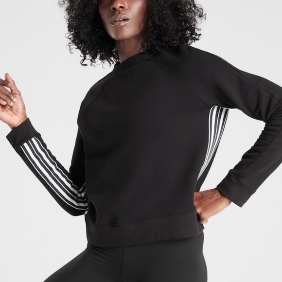 Athleta striped sweatshirt ✨NEW✨ - Picture 1 of 7